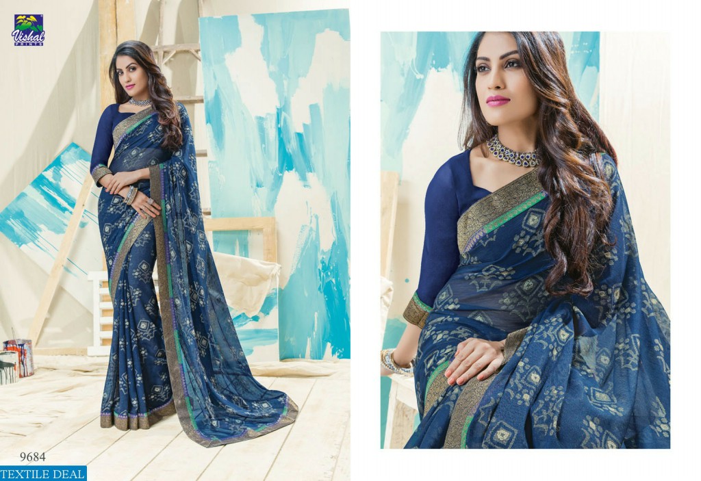 Vishal Artistry Collection Wholesale indian Saree catalog